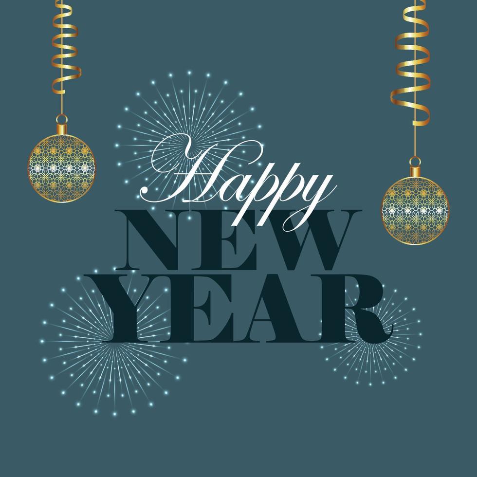 Happy new year 2023 celebration background vector