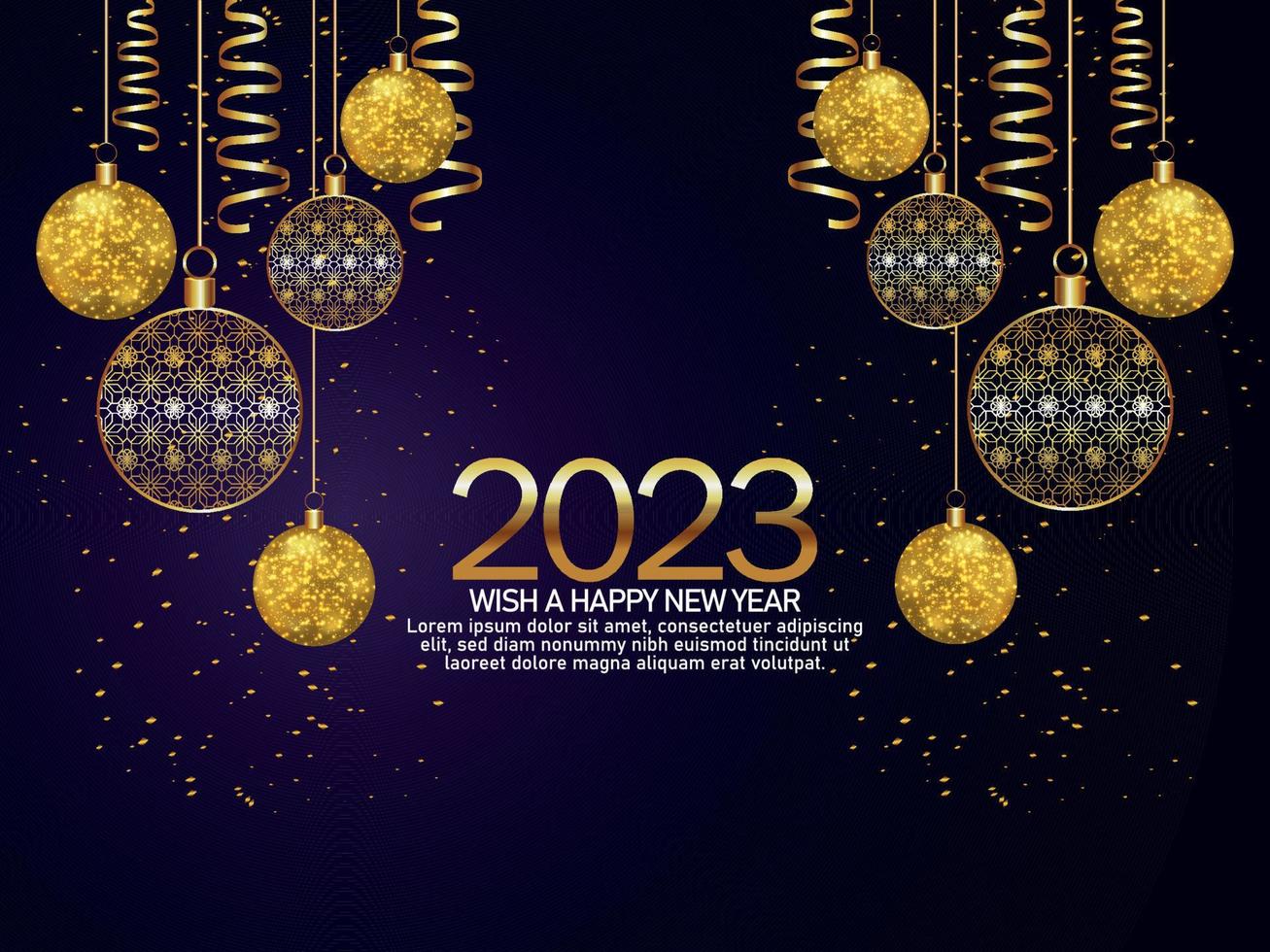 2023 new year banner vector