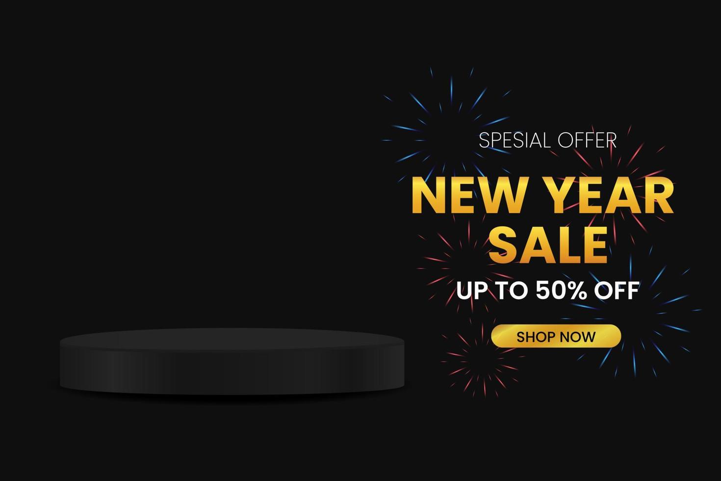 happy new year super sale 2023 vector