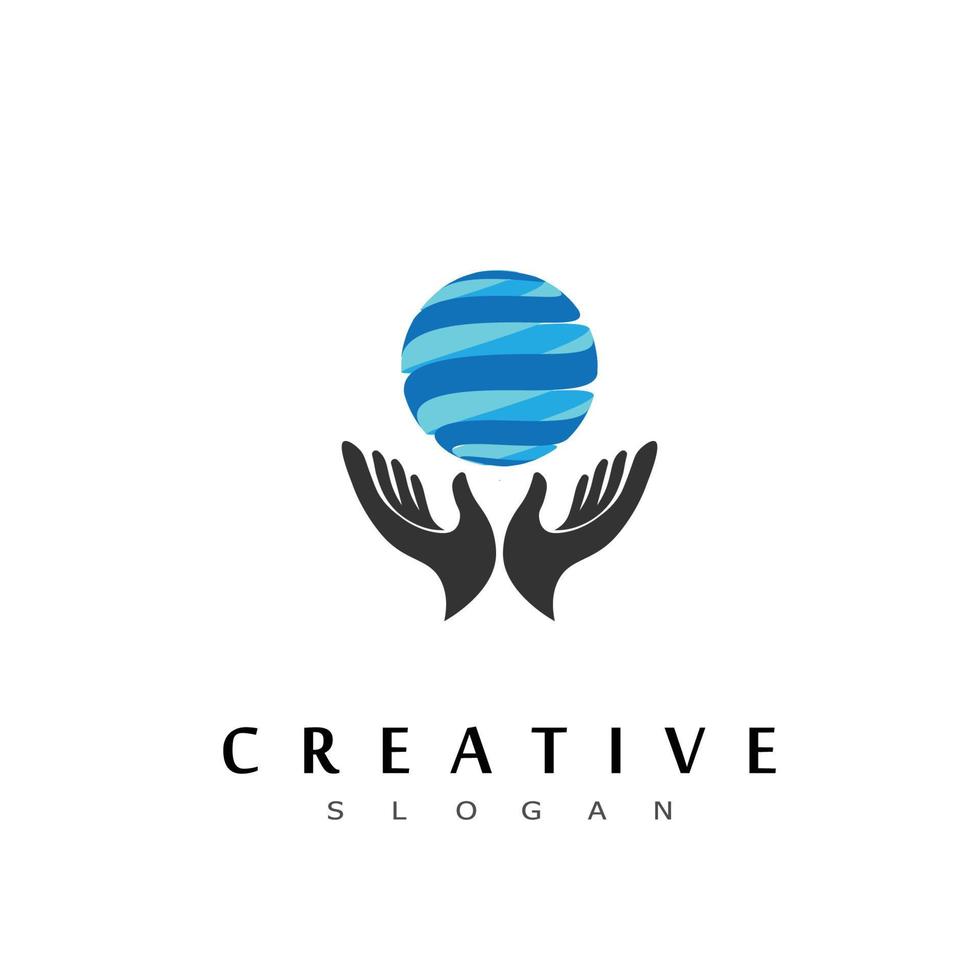 globe logo design symbol vector