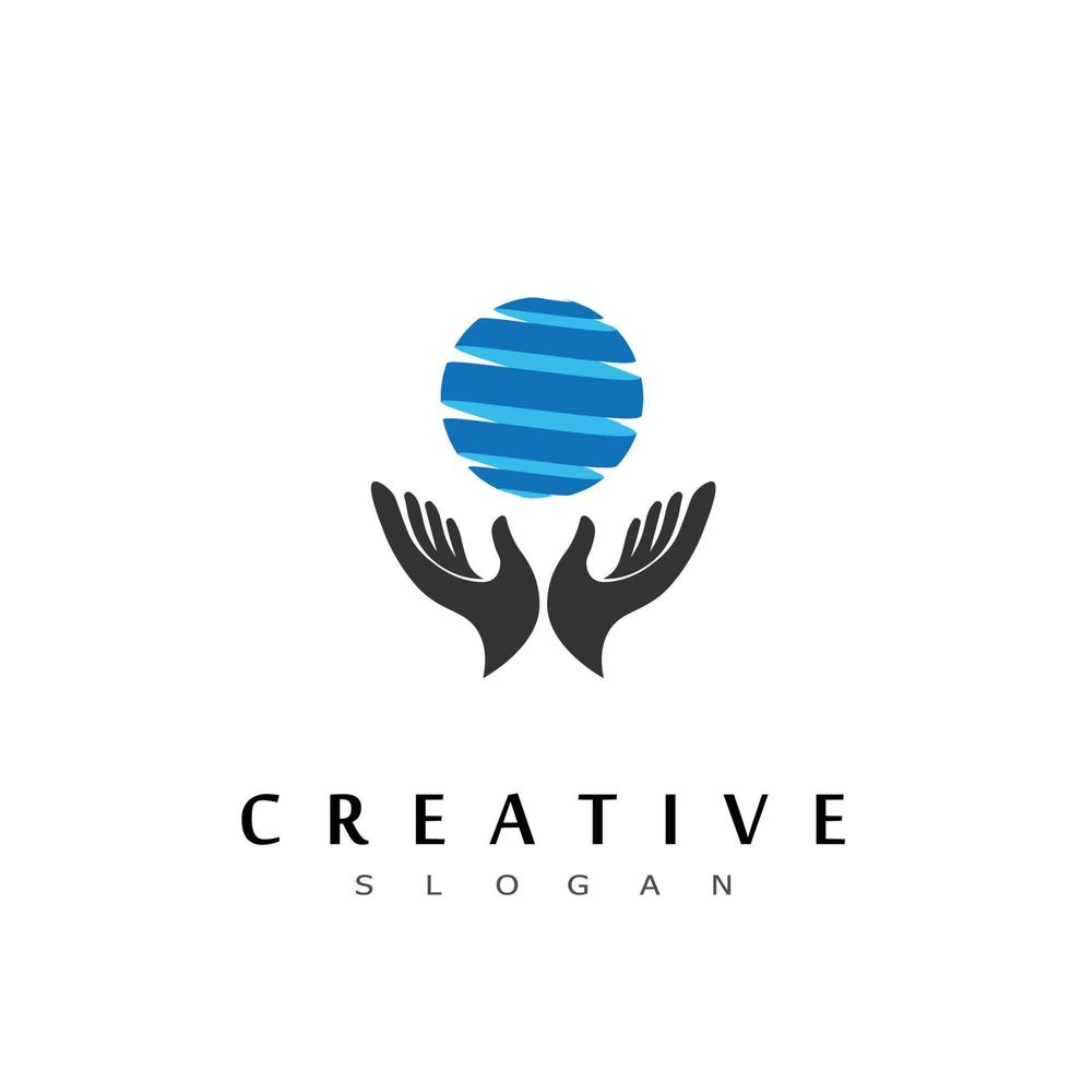 globe logo design symbol vector
