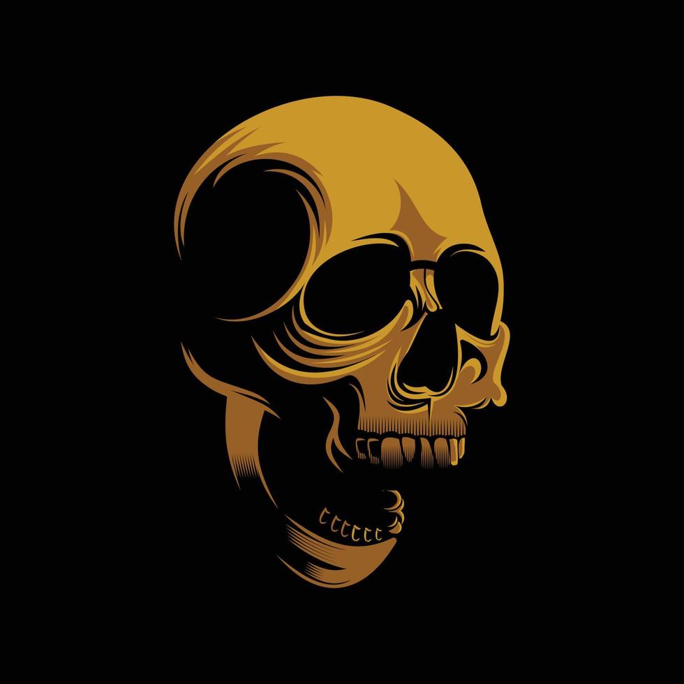 Head skull vector illustration