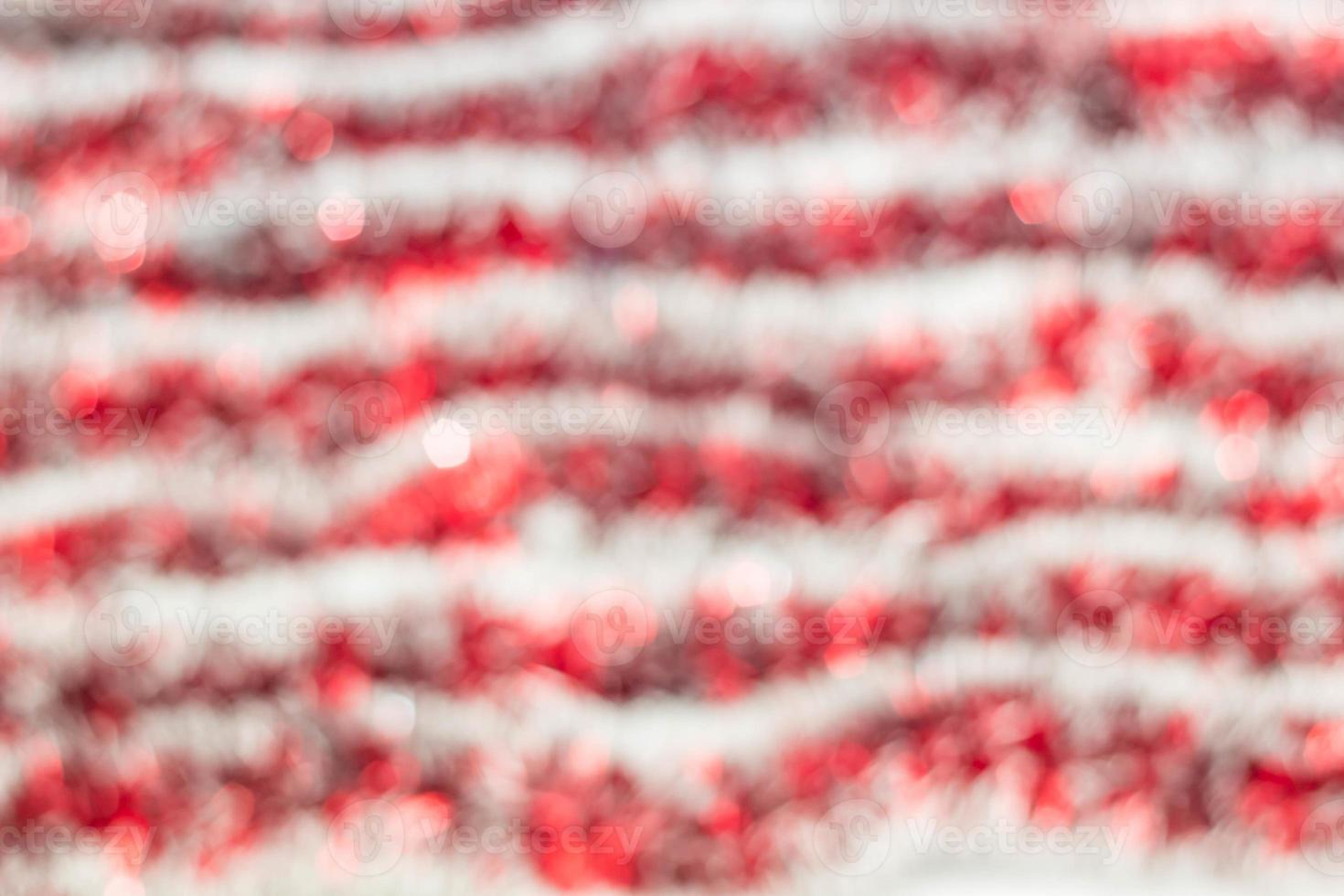 Red white bokeh abstract background with light effect photo