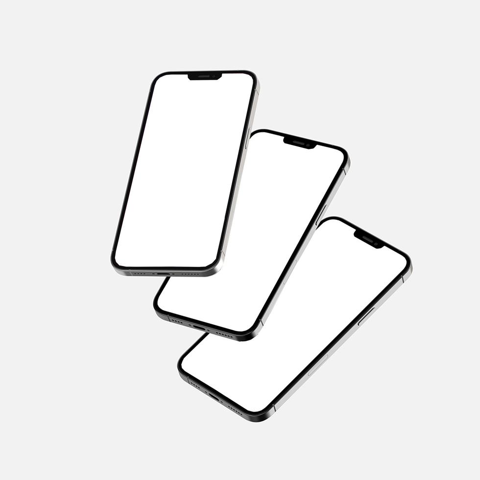 Mobile phone app preview mock up photo