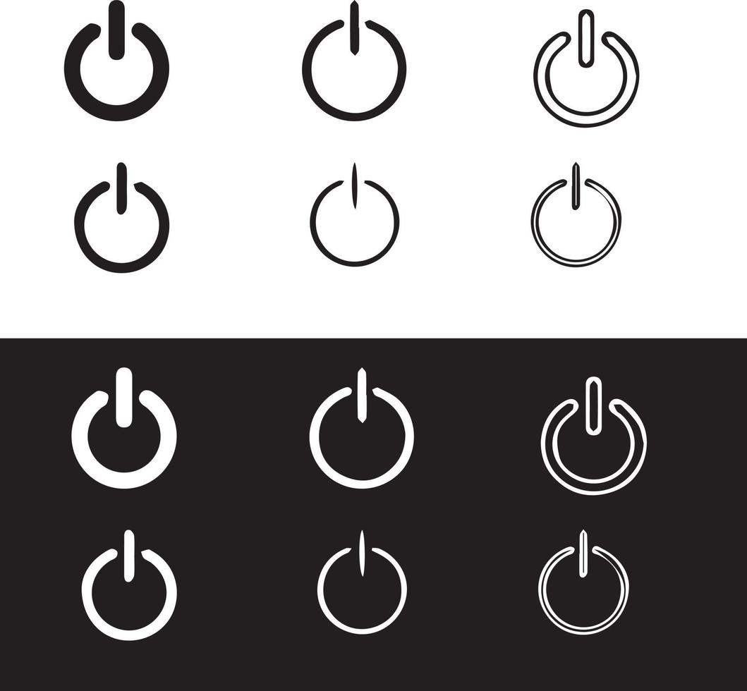 Power icon vector design