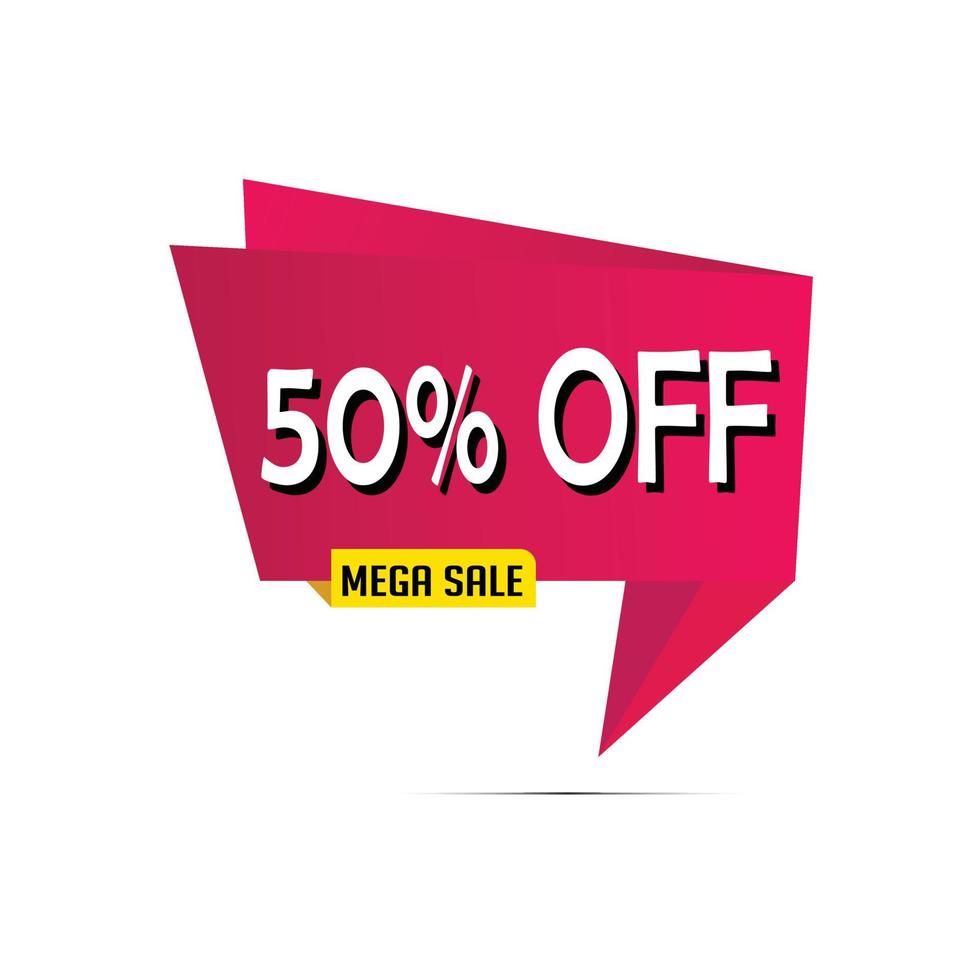 Sale banner design vector
