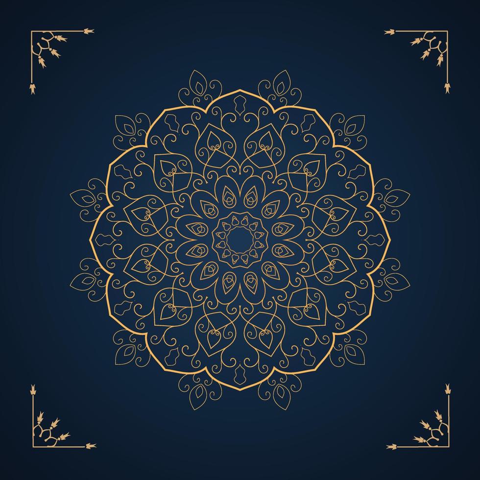 diseño de mandala de lujo indio creativo patrón de arabesco dorado mandala, patrón, flor, boda, vintage, floral, etiqueta, diseño, belleza, textura india, oro, invitación, resumen, tarjeta, vector