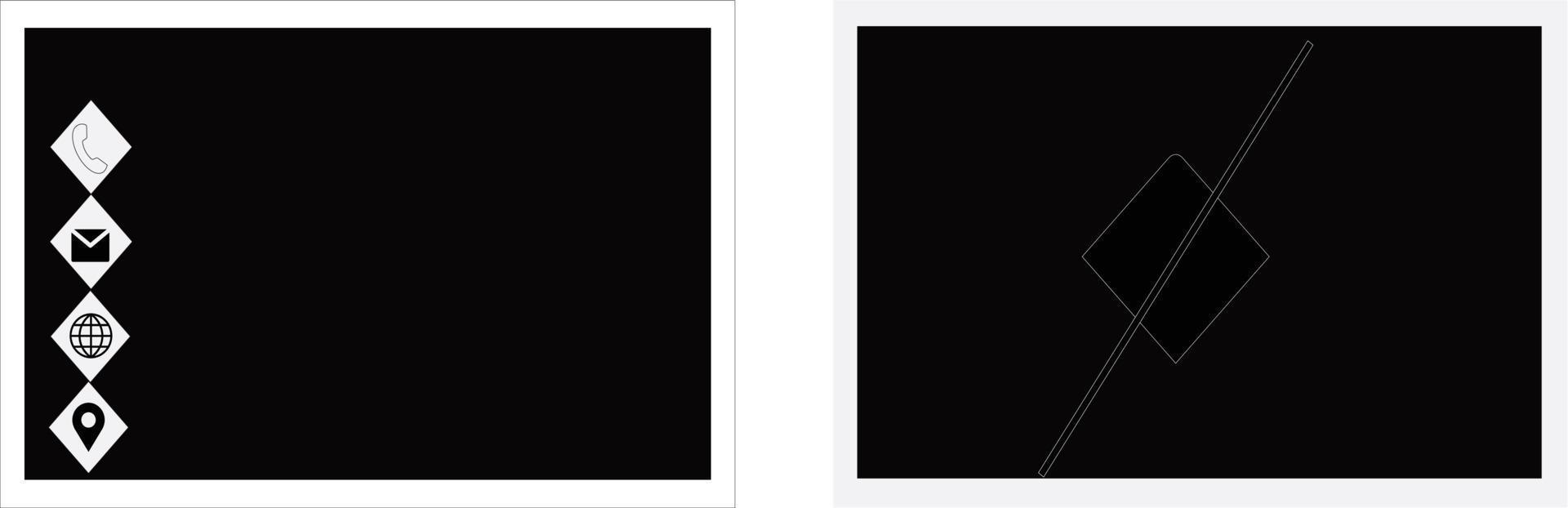 vector Corporate business card.Vector Modern Creative and Clean Business Card Template.Business card vector background. corporate business card.clean dark business card