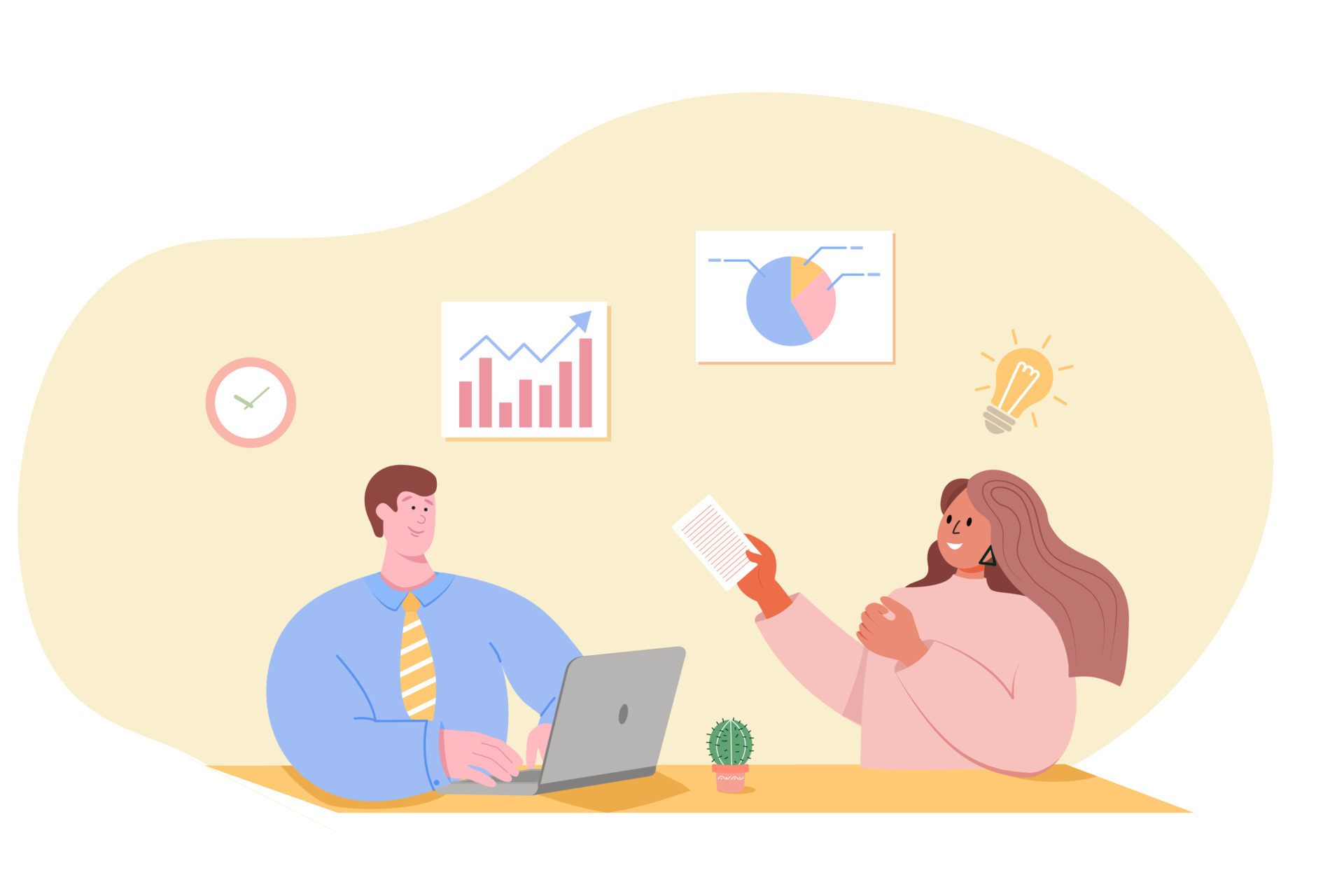 group office workers work office or coworking space. tables with