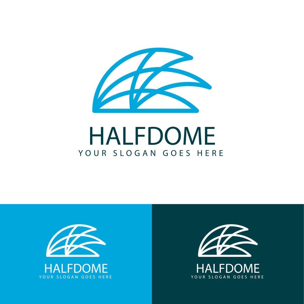 dome logo design template vector