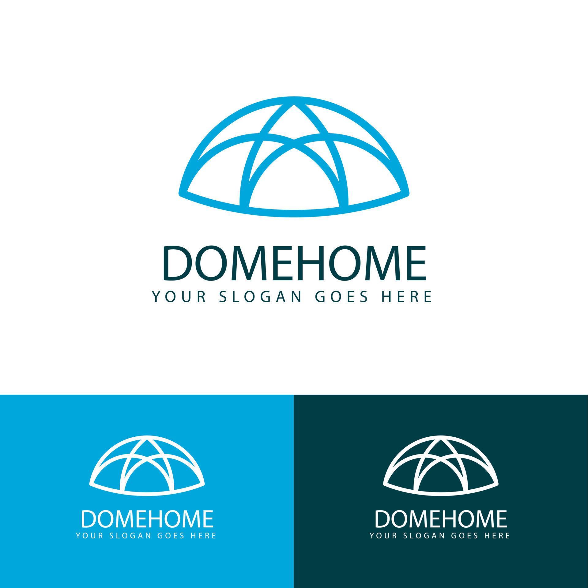 dome logo design template vector 14002196 Vector Art at Vecteezy