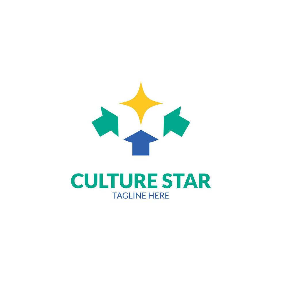 culture logo design template vector