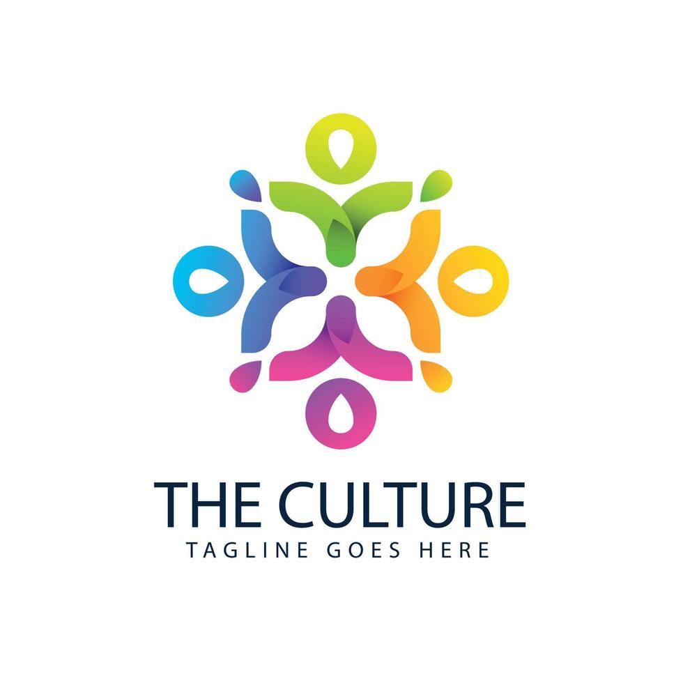 Gradient culture Logo vector