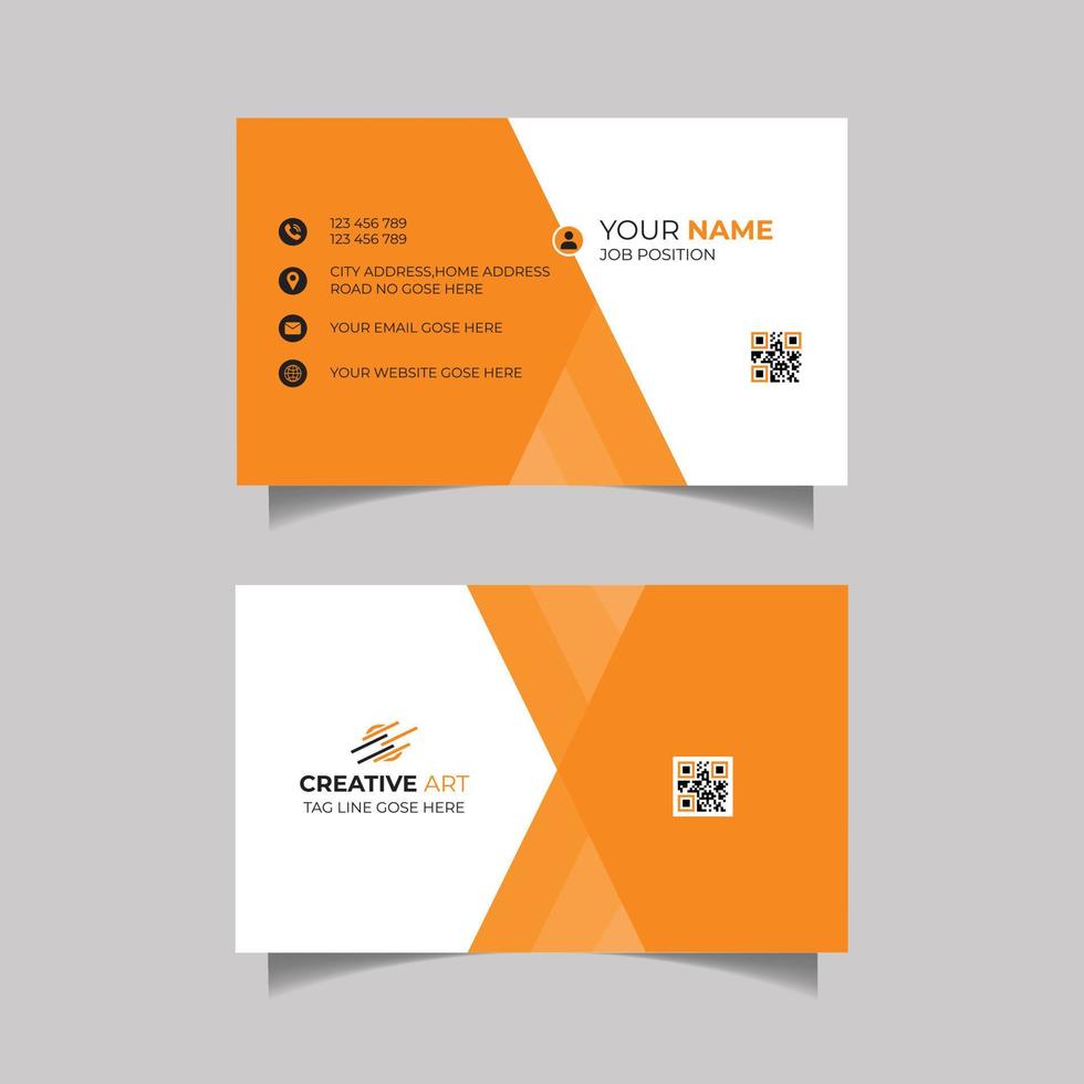 Creative Business Card Design Template vector