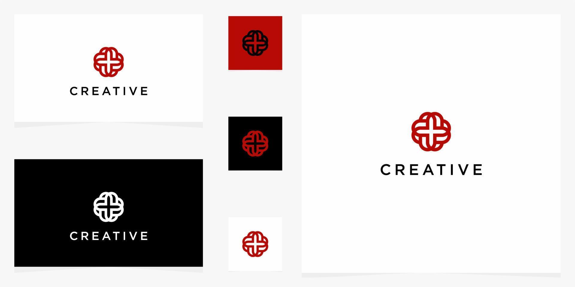establecer plantilla de diseños de logotipo de monograma creativo vector