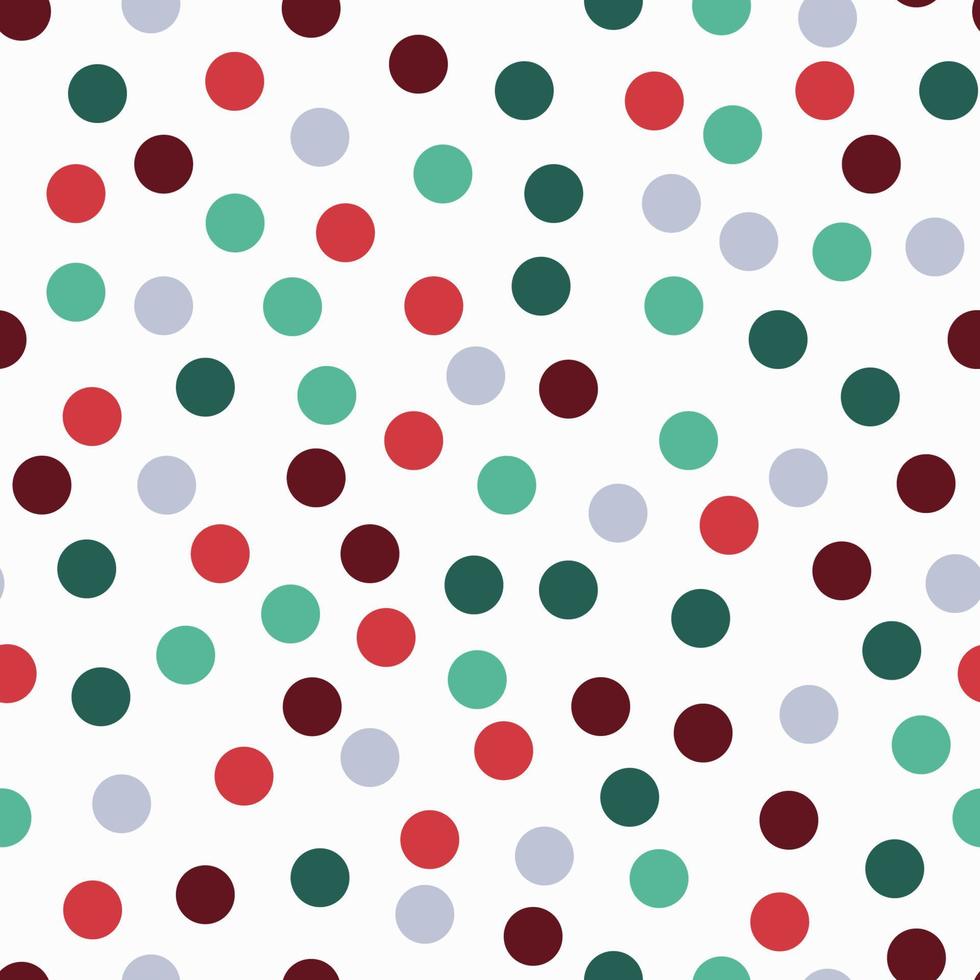 Confetti background in Christmas shades vector