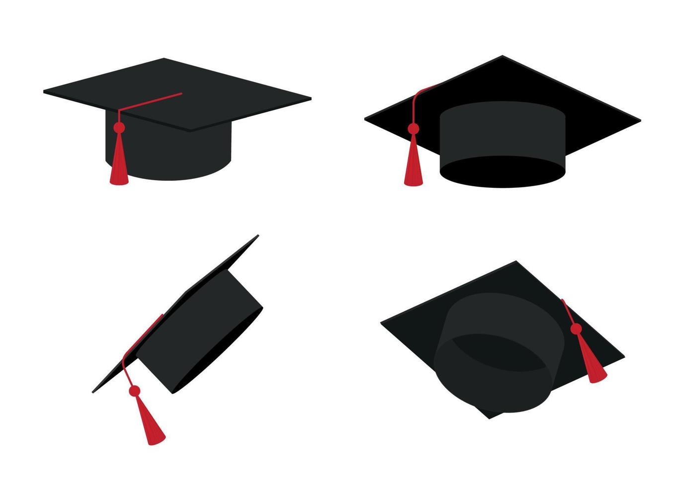 Graduation cap vector isolated on white background. Icon Graduation cap.