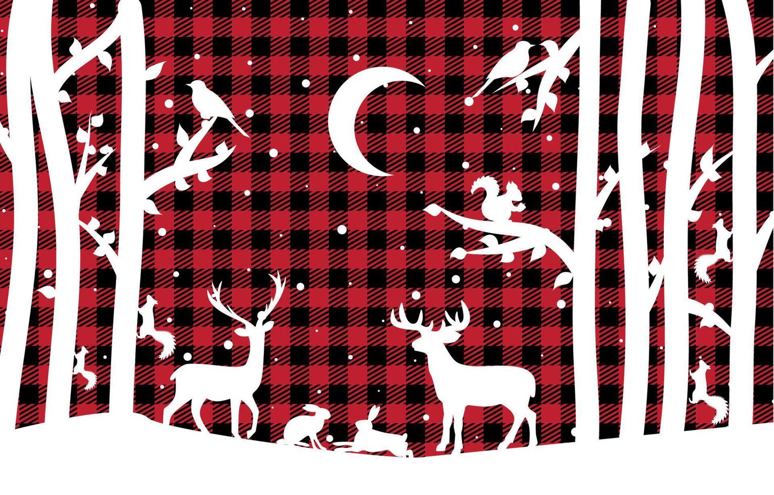 patrón de navidad y año nuevo en buffalo plaid. fondo festivo para diseño e impresión esp10 vector