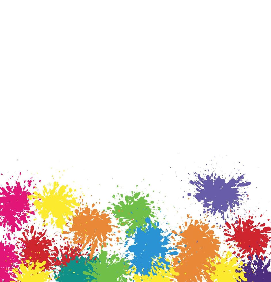 splatter Color background illustration vector design