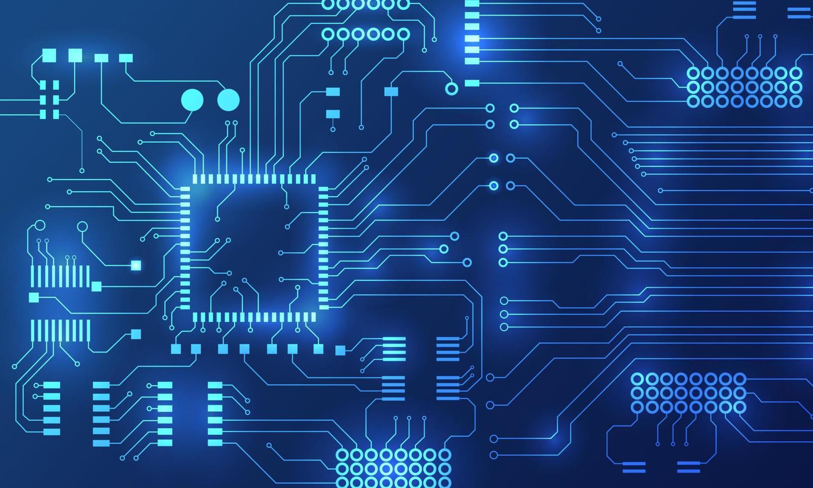 Abstract Background A circuit board showing connections to send data to another location. It is a technology that increases comfort. vector