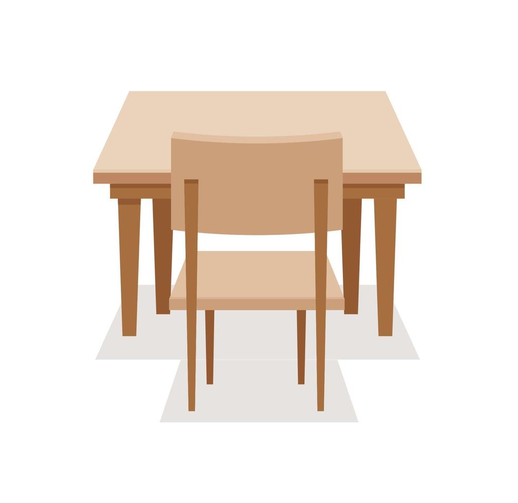 Primary school pupils sit at desk. Elementary education, children writing in copybook, raising hand to answer. Kids getting knowledge on lesson in class. Learning process vector illustration