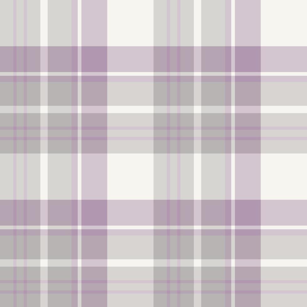 Seamless pattern in light lilac and gray colors for plaid, fabric, textile, clothes, tablecloth and other things. Vector image.