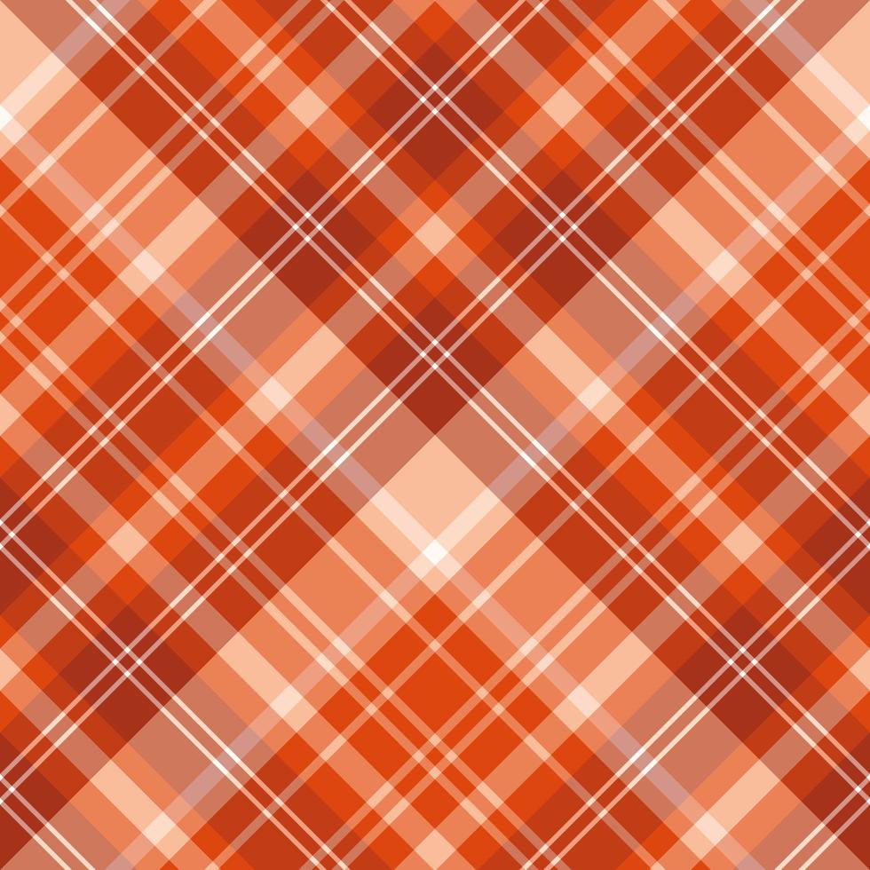 Seamless pattern in creative orange colors for plaid, fabric, textile, clothes, tablecloth and other things. Vector image. 2
