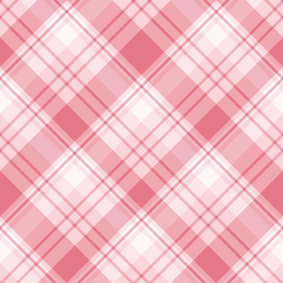 Seamless pattern in pink colors for plaid, fabric, textile, clothes, tablecloth and other things. Vector image. 2