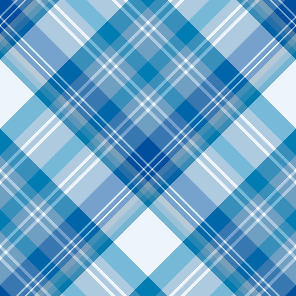 Seamless pattern in blue colors for plaid, fabric, textile, clothes, tablecloth and other things. Vector image. 2