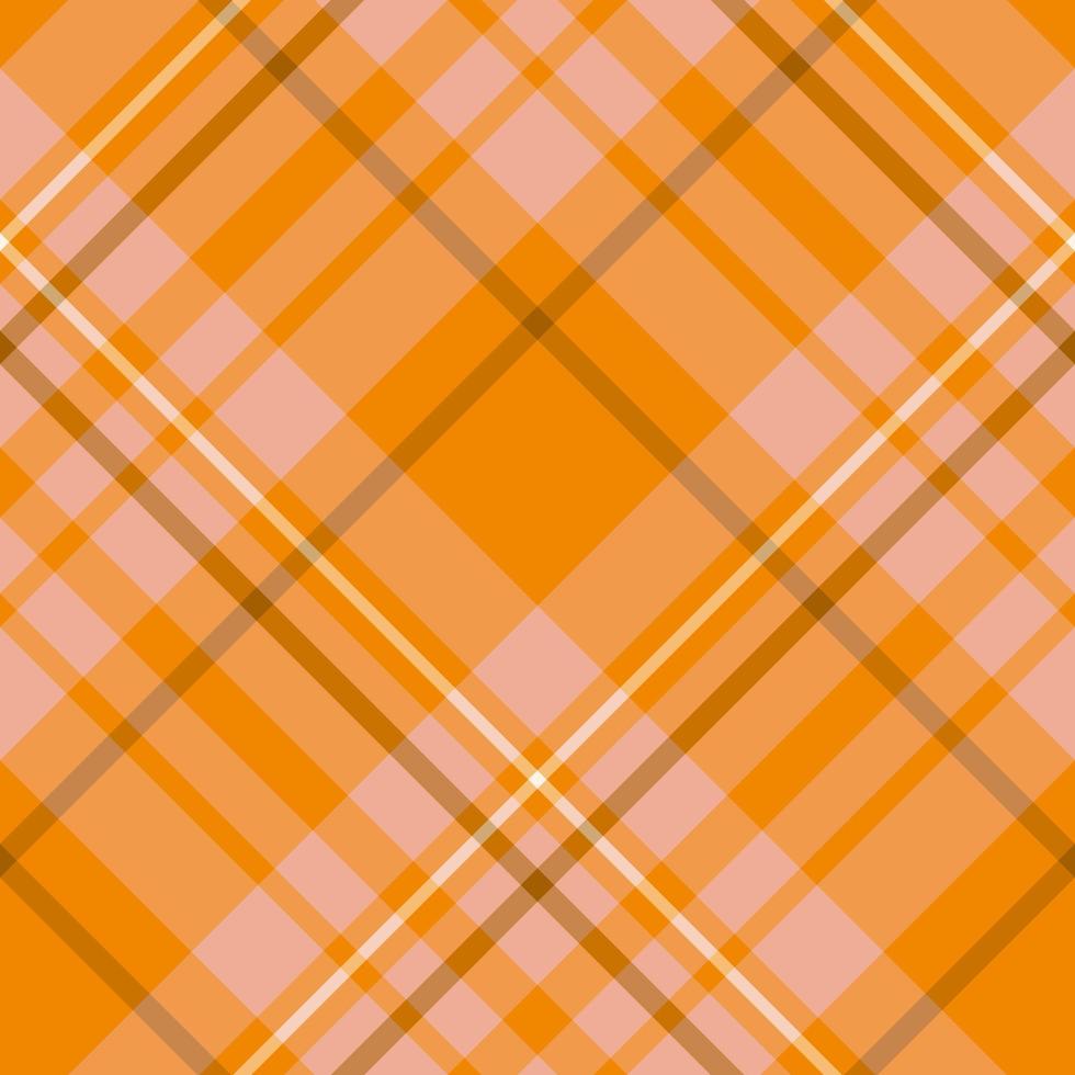 Seamless pattern in simple orange colors for plaid, fabric, textile, clothes, tablecloth and other things. Vector image. 2