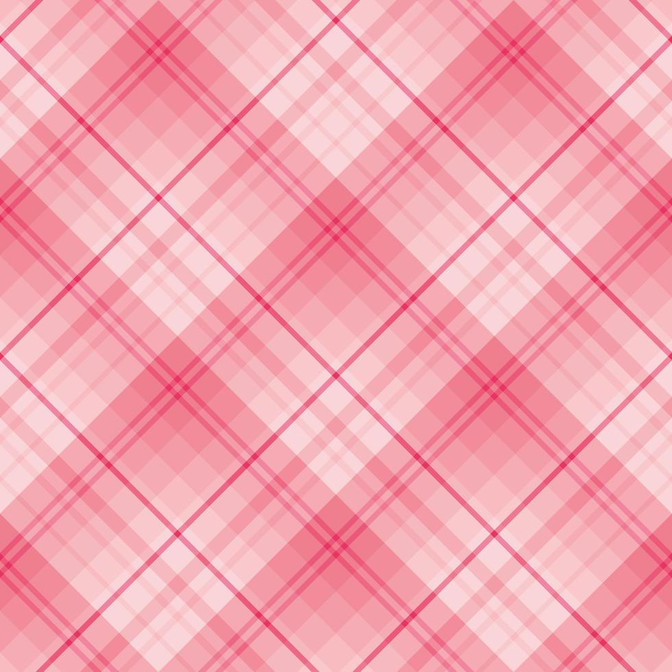 Seamless pattern in light pink colors for plaid, fabric, textile, clothes, tablecloth and other things. Vector image. 2