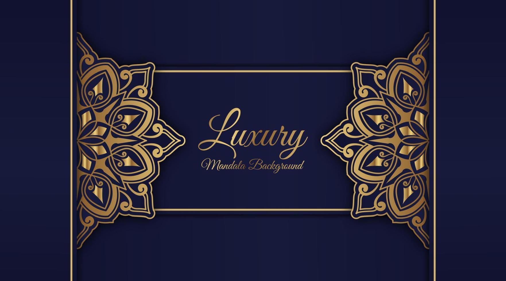 luxury ornamental mandala gold, vector design