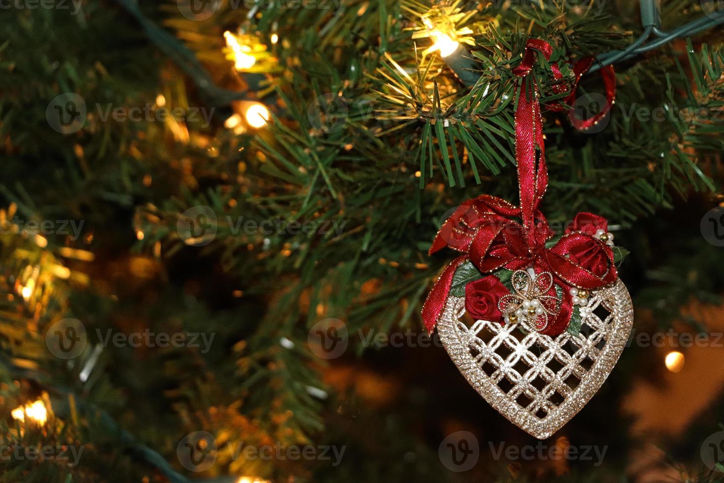 Christmas Heart Ornament greeting card photo