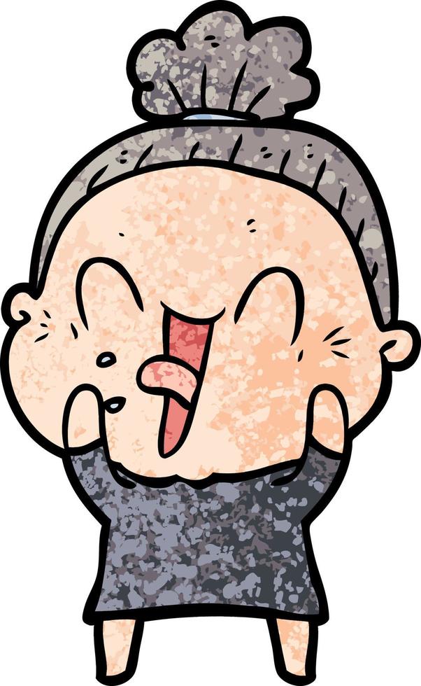 Vector girl character in cartoon style