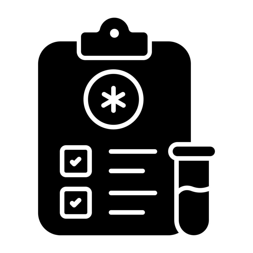 Trendy design icon of prescription vector