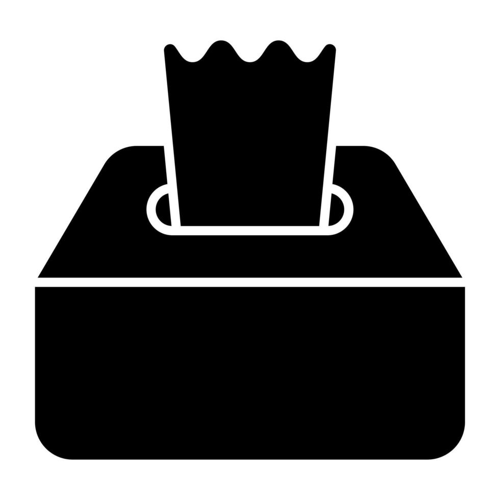 A perfect design icon of tissue box vector