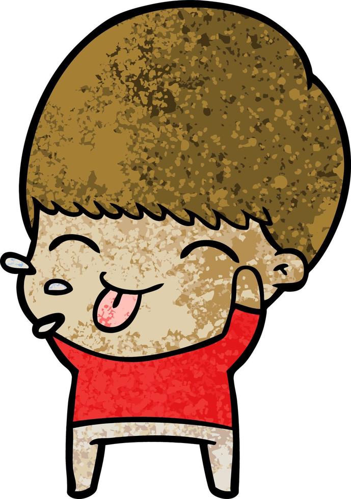 personaje de niño de vector en estilo de dibujos animados