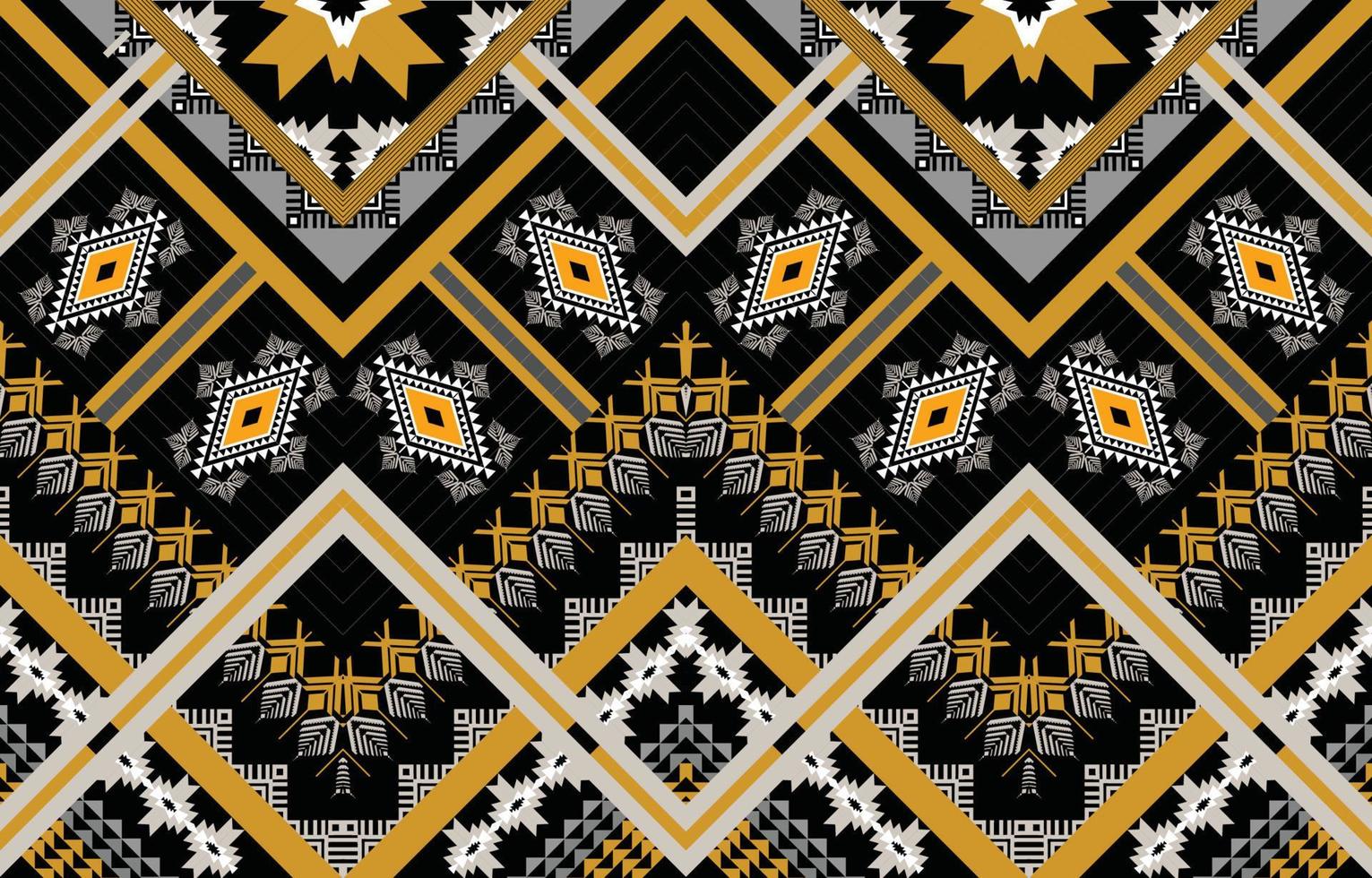 Geometric ethnic American, western, Aztec motif pattern style. seamless pattern design for fabric, curtain, background, sarong, wallpaper, clothing, wrapping, Batik, tile,interior.Vector illustration. vector