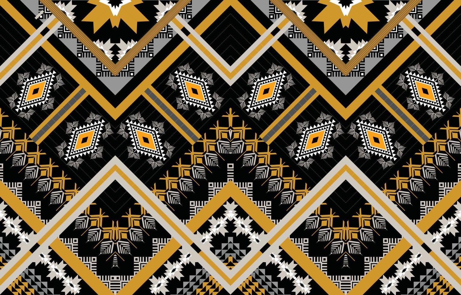 Geometric ethnic American, western, Aztec motif pattern style. seamless pattern design for fabric, curtain, background, sarong, wallpaper, clothing, wrapping, Batik, tile,interior.Vector illustration. vector