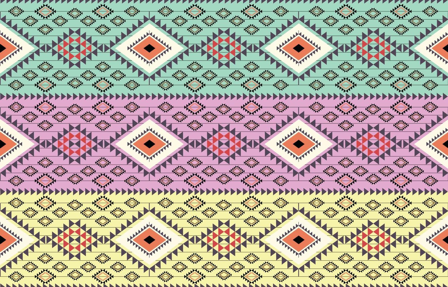 Ethnic geometric oriental and western pattern. American, Aztec,motif,tribal, textile pattern. design for fabric,curtain, background, carpet, wallpaper, clothing,wrapping,tile.textile Motif vector. vector