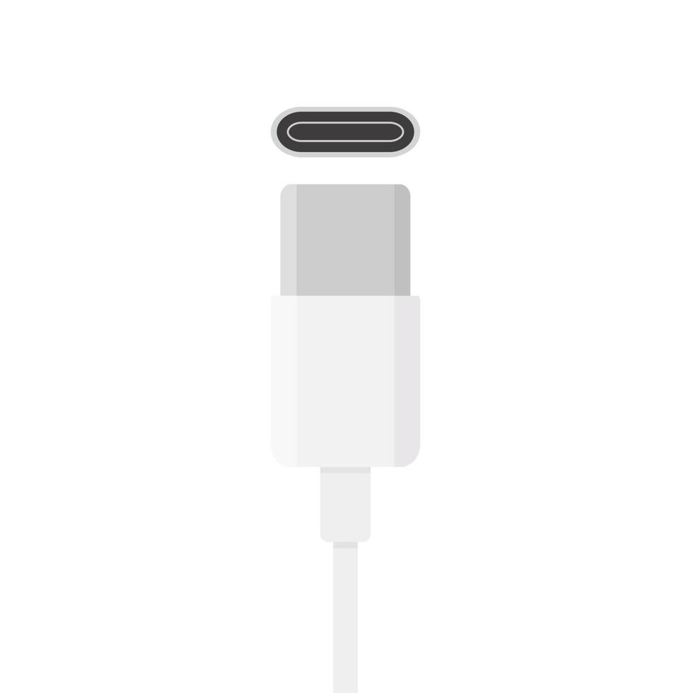 ilustración vectorial creativa del cable de enchufes de carga usb del teléfono móvil aislado en fondo transparente. Accesorios de recarga universal para teléfonos inteligentes de diseño artístico. interfaces tipo c, elemento de puertos de conexión vector