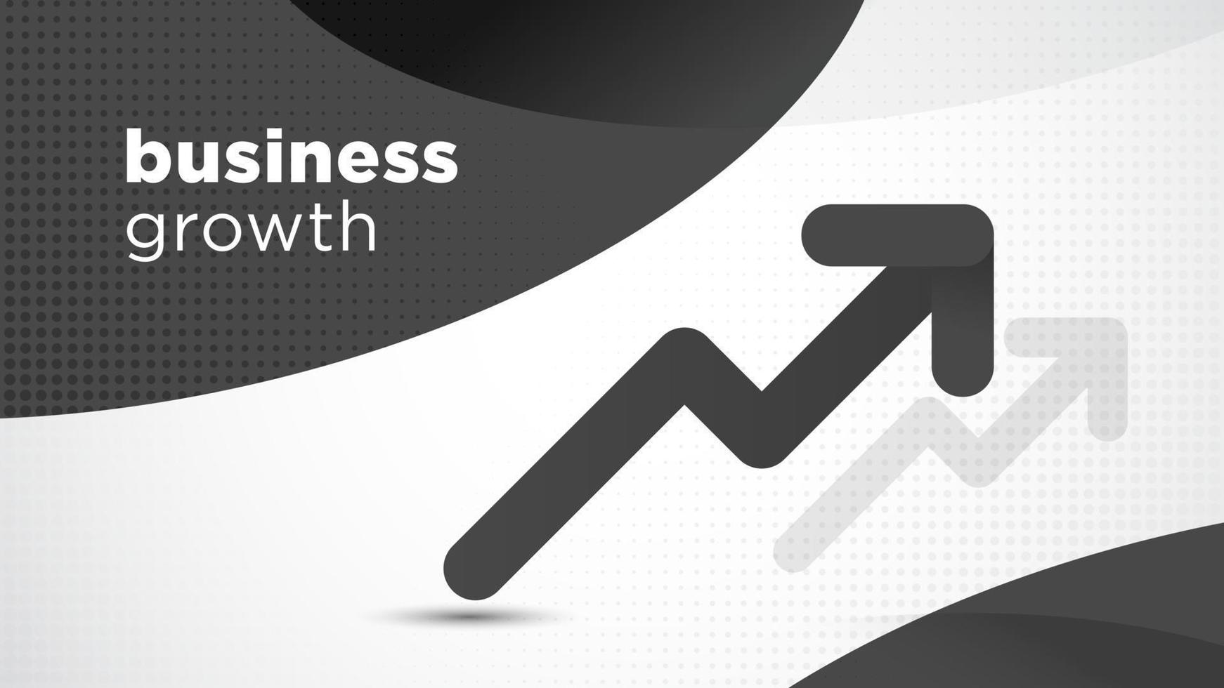Business  success and growth arrows design vector
