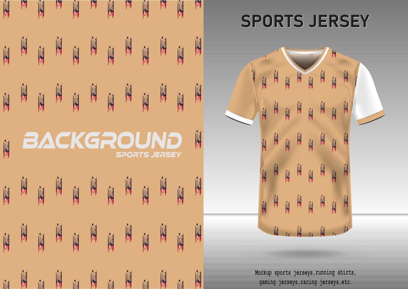 mockup, Sports jersey background, football jersey, gaming background, running, racing shirt, etc vector