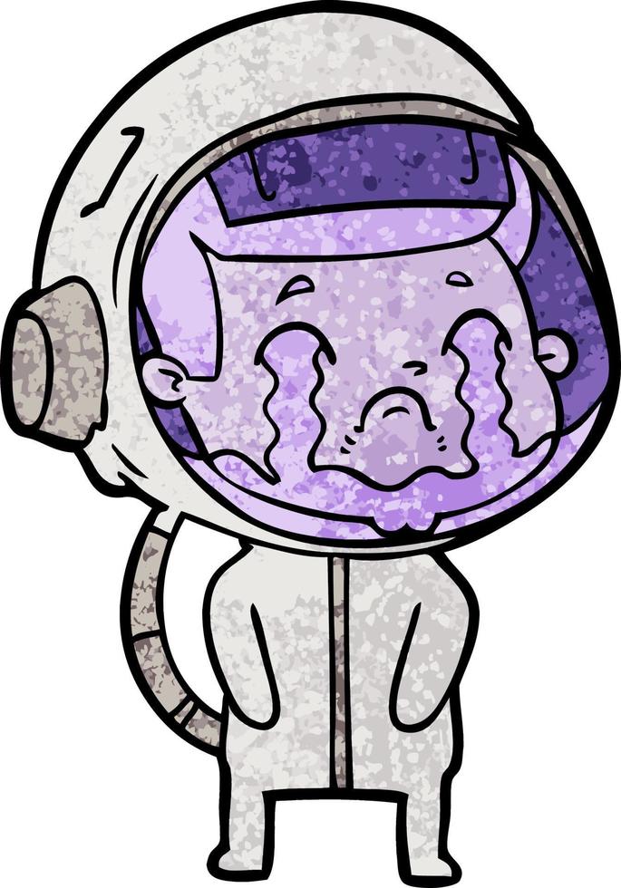 Vector astronaut character in cartoon style