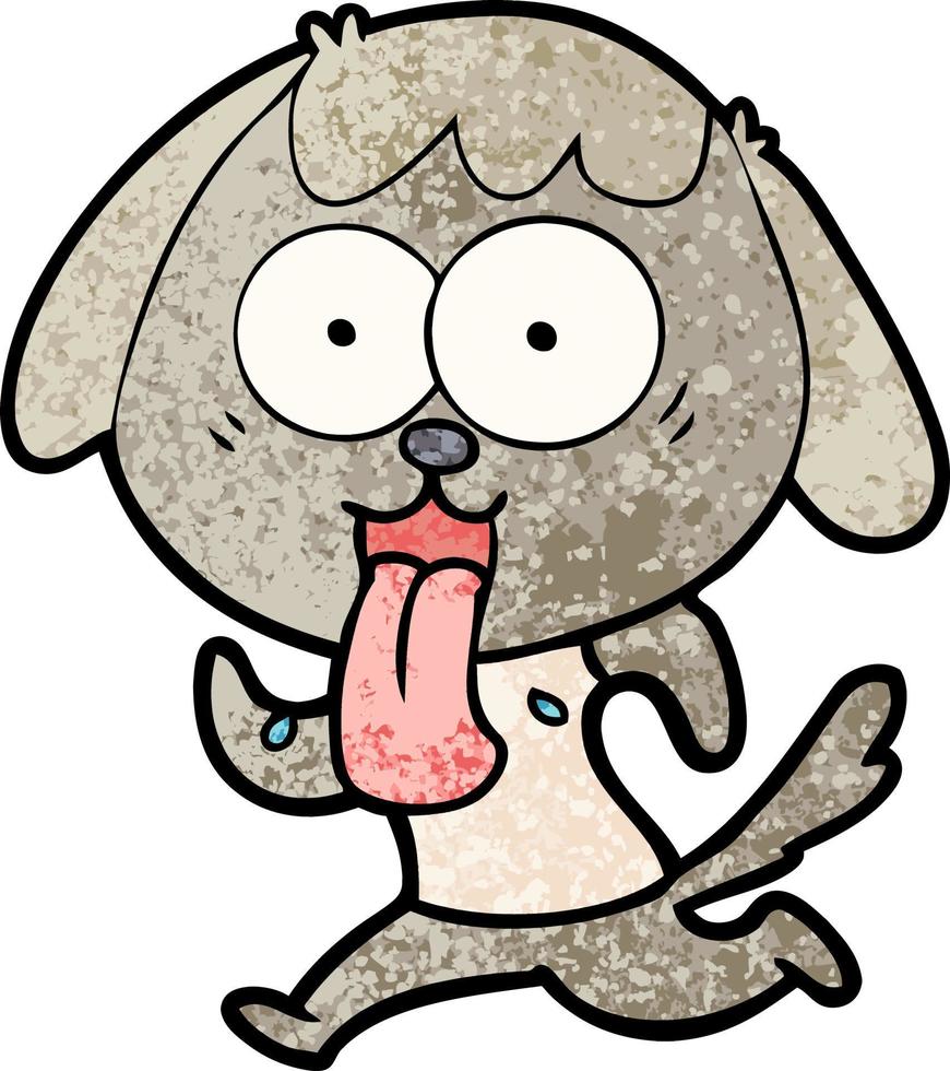 Vector dog character in cartoon style