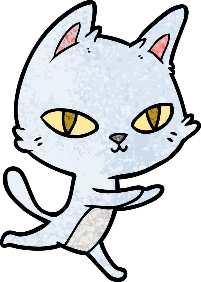 Vector cat character in cartoon style