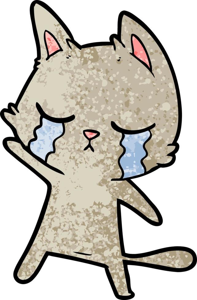 Vector cat character in cartoon style