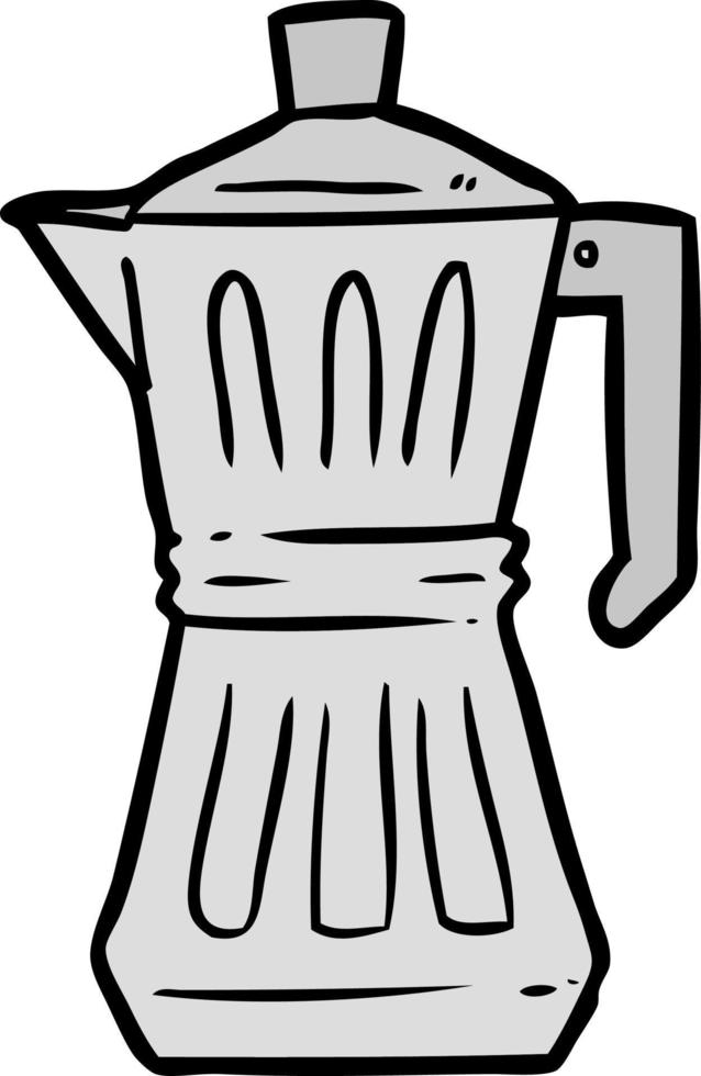 Cartoon coffee maker vector