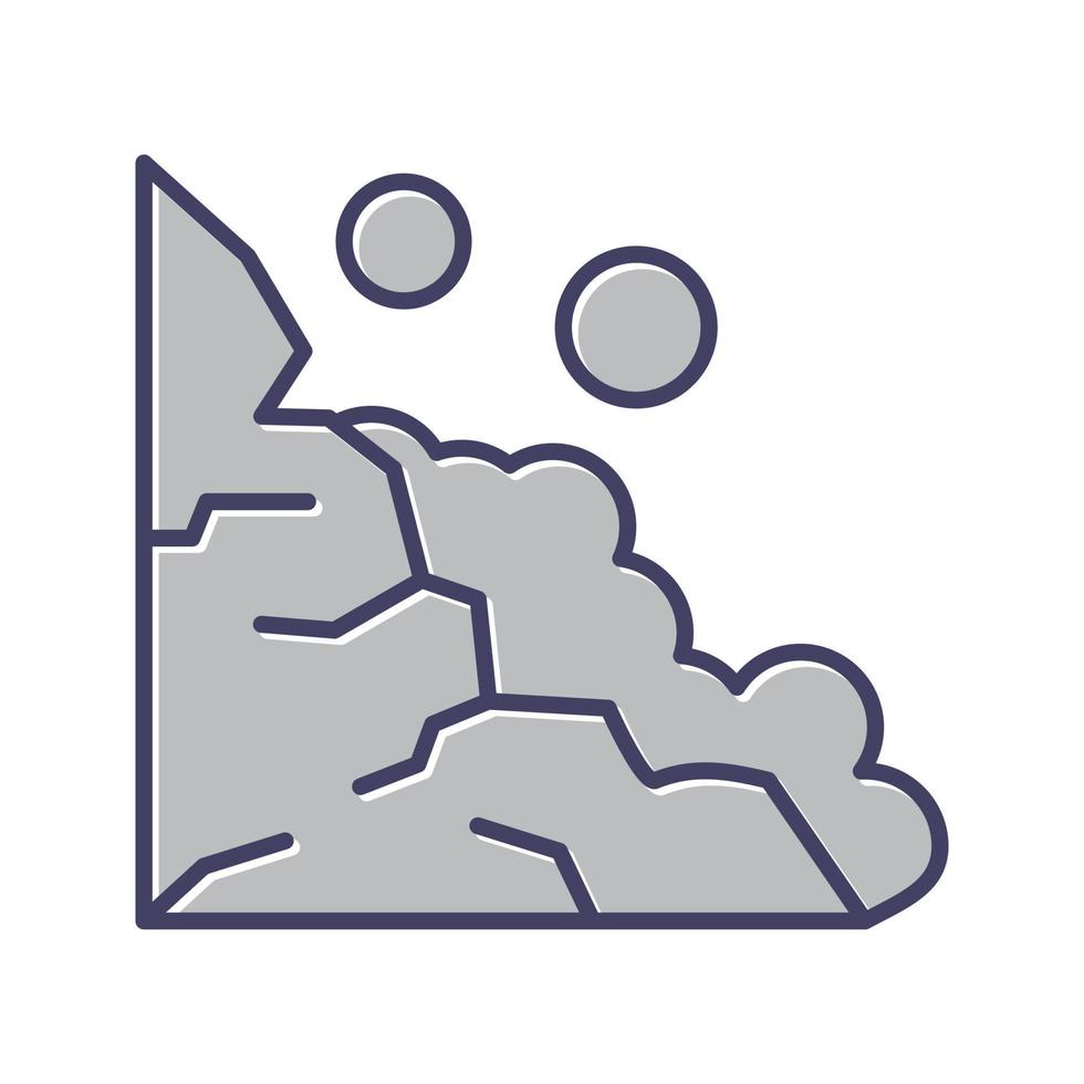 Landslide Vector Icon