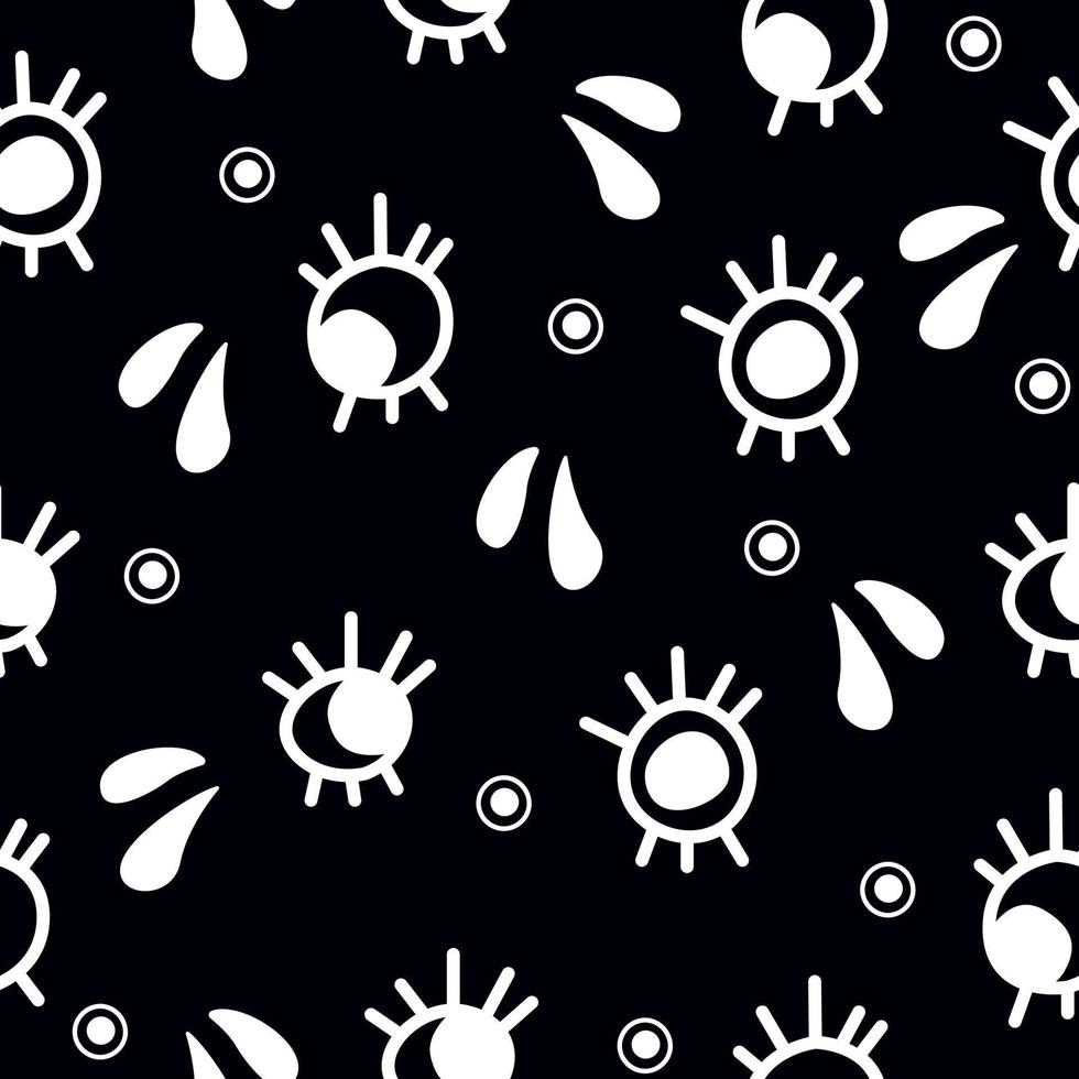 Doodle abstract eye seamless pattern in graffiti style on black background. White opened eyes background. Psychedelic eye background for fabric, design. 14007551 Vector Art at Vecteezy Doodle abstract eye seamless pattern in graffiti style on black background. White opened eyes background. Psychedelic eye background for fabric, design. 14007551 Vector Art at Vecteezy